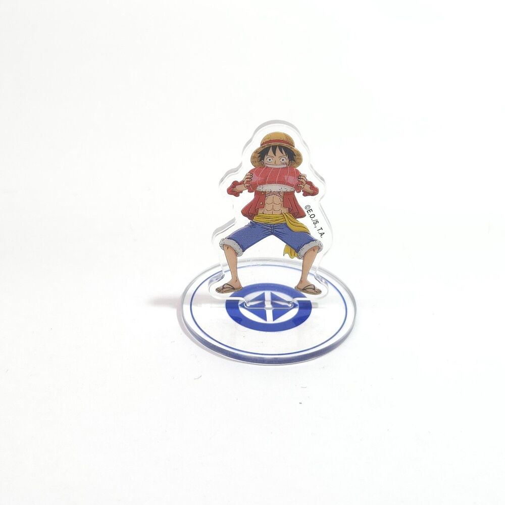 One Piece Kura Sushi Luffy Flat Acrylic Stand Figure Anime Collectible Display